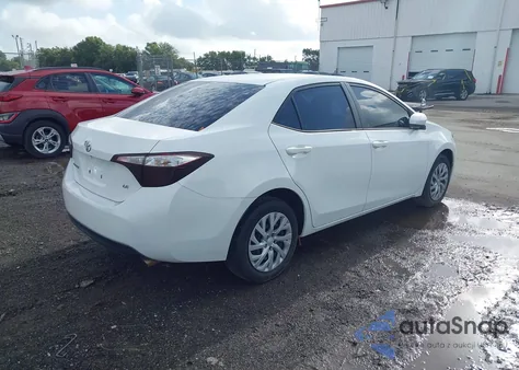 2017 Toyota Corolla Le из США, поврежденный, VIN 5YFBURHE3HP715308